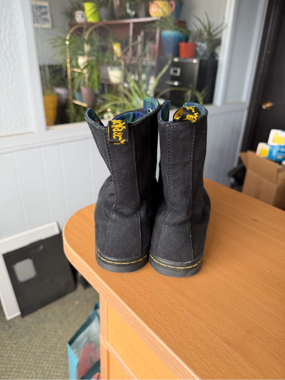 Dr Martens Canvas Lace-Up Boots - Picture 5 of 7